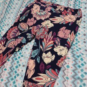 TC2 LuLaRoe Tall & Curvy2 Leggings Cute Flowers Floral Print